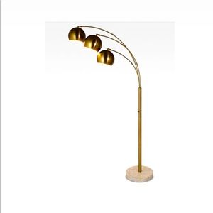 Floor Lamp with marble base.